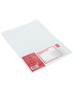 File Folder Plastic A4 Clear Deli - 5706