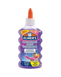Elmer's Glitter Glue, Purple, 177 mL, Washable and Kid Friendly