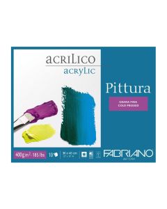 Acrylic Pittura Drawing Pad 30X40CM Fabriano - 40003040