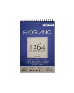 Disegno Nero - Black Pad 200gsm | 21x29.7cm | 19100652 Fabriano