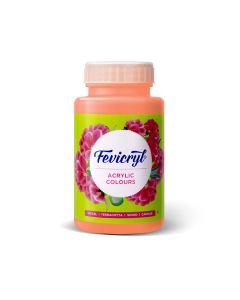 Acrylic Colors 500ml Orange-17 - Fevicryl