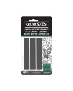 General Pencil Jumbo Compressed Graphite Stick Set