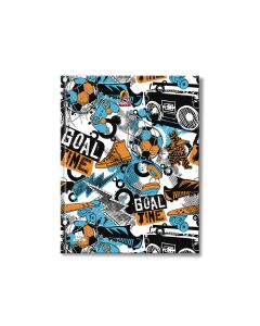 Single Line 60 Sheets NoteBook HC - 22 X 16 CM - 03