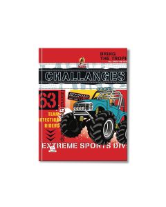 Single Line Notebook 9 x 7 Hard Cover 80L Falcon 24/5