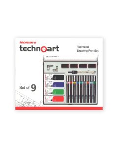 Technical Drawing Pen Set of 9 Isomars