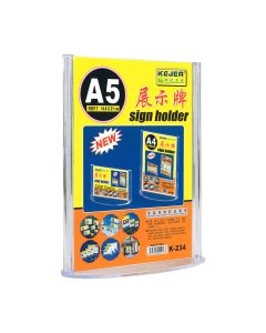 Sign holder 14.8x21cm K-234 A5 KEJEA