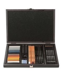 LYRA Rembrandt Monochrome Wooden Box - 31pcs