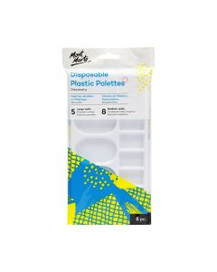 Mont Marte Disposable Plastic Palettes 5pc