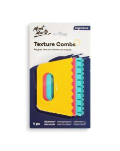 Texture Combs 4pc - Mont Marte