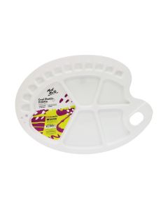 Mont Marte Oval Plastic Palette 34x25cm