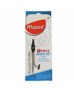 مجموعة الأدوات الأساسية للرسم الهندسي من Maped - 9 قطع