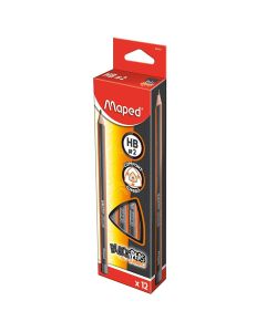 Maped Black Peps Learning HB Pencils 