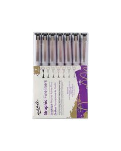 Mont Marte Graphic Fineliners Set 7pc