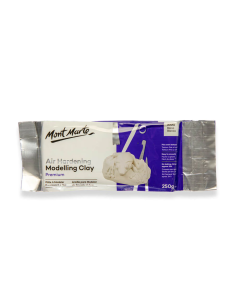 Mont Marte Air Hardening Modelling Clay Premium 250g - White
