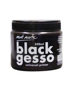 Mont Marte Black Gesso Tub 500ml
