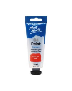 Mont Marte Oil Paint 75ml - Brilliant Red