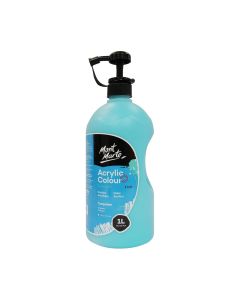 Mont Marte Studio Acrylic 1 Litre - Turquoise