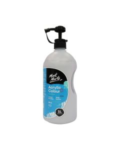 Mont Marte Studio Acrylic 1 Litre - Silver