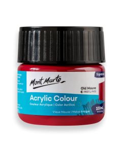 Mont Marte Acrylic Colour Paint 100ml - Old Mauve