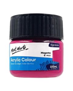 Mont Marte Acrylic Colour Paint 100ml - Magenta