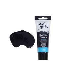 Mont Marte Studio Acrylic Paint 75ml - Lamp Black