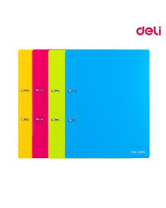 Ring Binder 1" 2 Ring Assorted Colour Plastic