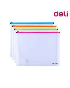 Deli Zipper Bag Clear - A4 