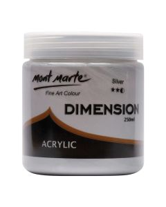 Mont Marte Dimension Acrylic 250 ml - Silver