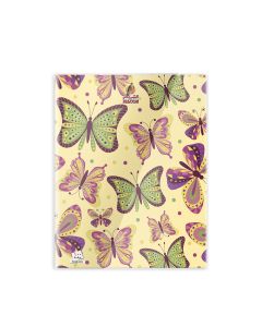 Single Line 100 Sheets NoteBook PVC - 22 X 16 CM - 05