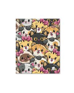 Four line Notebook - 9 x 7 HC- Falcon 100 Sheets -03
