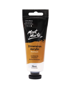Mont Marte Dimension Acrylic 75 ml - Lamp Black