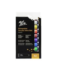Mont Marte Dimension Acrylic Intro Set 8pc x 18ml