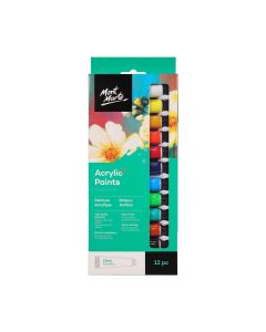 Mont Marte Acrylic Paints 12pc x 12ml