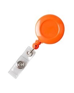 Card Holder "Red" ID Card Roller Clip Retractable