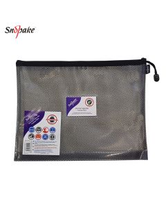 Eva Mesh Zipper Bag DL Black Hc SNOPAKE - 15881
