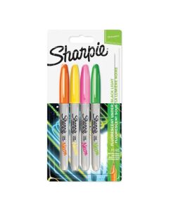 Sharpie Permanent Marker Assorted 4 Pieces