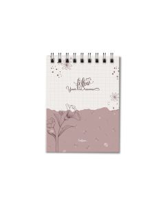 A7 Hard Cover Top Spiral Note Book Unibook Design A7-02