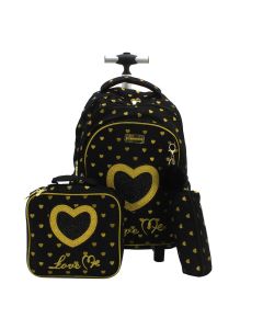 Glossy Bird School Bag Trolley - 12810T-3 