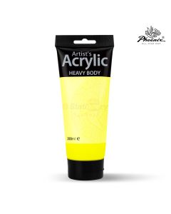 Acrylic Color 200ml 152 Flurescent Lemon Yellow - Phoenix