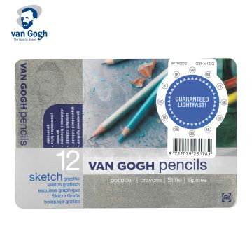 Sketching Pencils Set with 12 Sketching Pencils - 1781