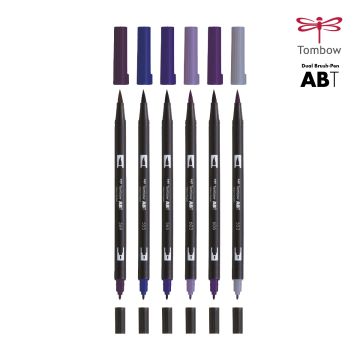 Tombow Dual Brush Pen Blue Violet