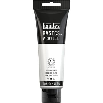 Liquitex Basics Acrylic 118ml Titanium White