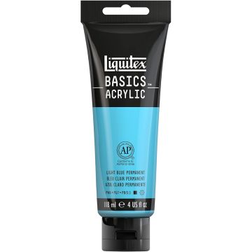 Liquitex Basics Acrylic 118ml Permanent Light Blue