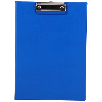 File Organizer- A4 Clip Board with Cover Blue Deli 38154