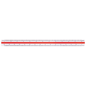 Triangular ABS Scale Ruler 30cm 6 Scale-rate