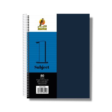 University Book 1 Subjects - A4 Blue