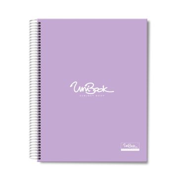 1 Subject Hard Cover University Book U1-04 Lavendar