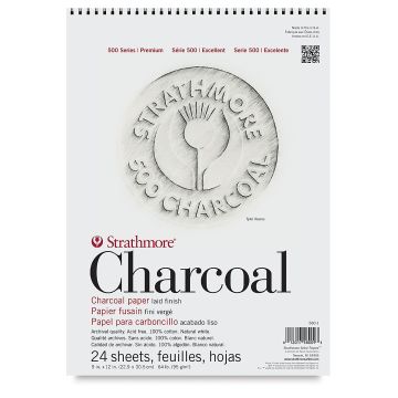Strathmore 500 Series Charcoal Pad - 9" x 12", Assorted