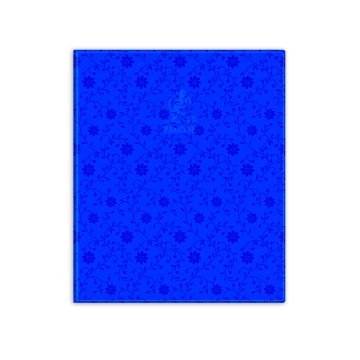 Single Line Book 10x8" Transparent Blue 100/S PVC Falcon