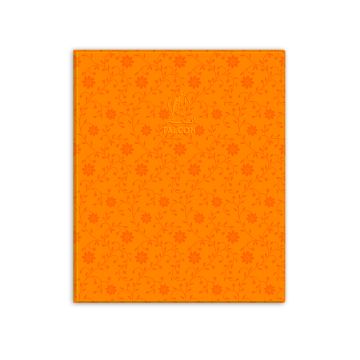 Single Line Book 10x8" Transparent Orange 100/S PVC Falcon